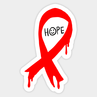 Hope For Aids Sticker